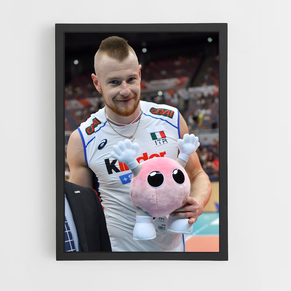 Poster Dunk et Câlin – affiche Volleyball (vue 2)